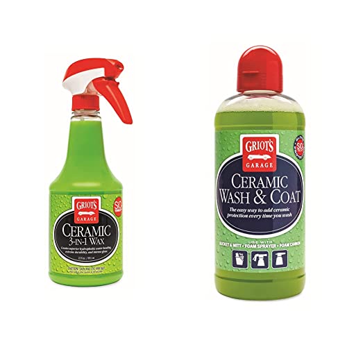 Griot's Garage 3-en-1 Cera Cerámica 22oz + Lavado y Abrigo 48oz miniatura 1