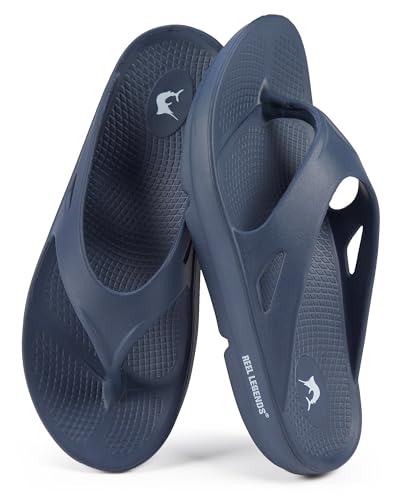 Reel Legends Mens Bound Sandals 10 Navy