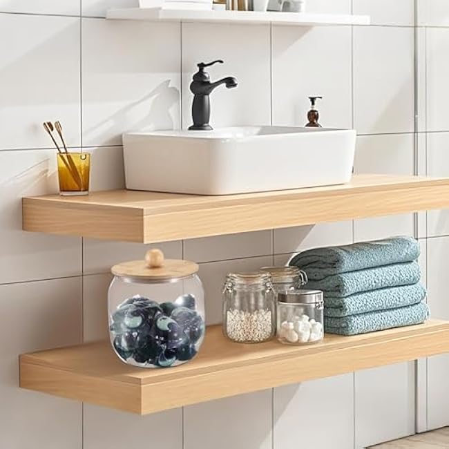 2-Pack Clear Plastic Laundry Pod Containers with Bamboo Lids & Seal Rings ¨C Airtight Detergent Storage Organizer for Laundry Room/Kitchen/Bathroom, Cylindrical Dishwasher Pods Container