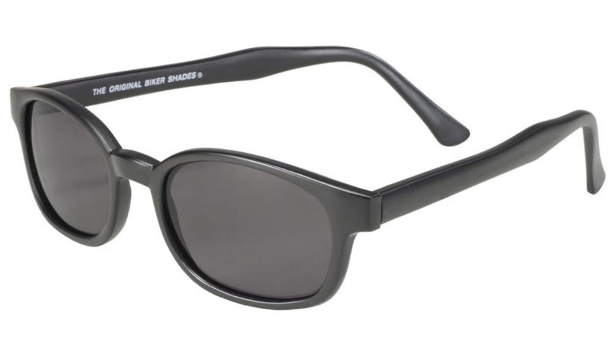 KD's 20019 - Occhiali da sole polarizzati sportivi e motociclisti, da uomo e donna, si adattano sotto casco moto da sci, lenti grigie UV400