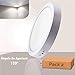 PACK DE 2 DOWNLIGHT PANEL SUPERFICIE LED CIRCULAR 20W plafon Redondo Para...