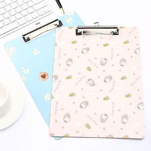 Schowek na materiały biurowe Drewniany schowek A4 A5 Śliczny kwiatek Kot Podkładka do pisania Clip Board Zalesiony folder Biurowe artykuły szkolne Przedmiot Uchwyt na papier Zestaw dla dziewczynek Tr