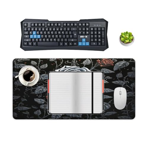 Mouse Pad grande de caucho con base antideslizante, tamaño 30x60 cm miniatura 4