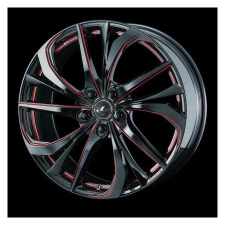 Amazon Weds ウェッズ レオニス Te 18インチ 18 7 0j インセット 55 穴数 5 Pcd 114 3 ハブ径 73 カラー Bk Sc Red ホイール4本価格 ホイール 車 バイク