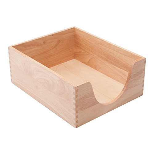 Carver Wood Double Deep Wood Desk Tray, Letter Sized, 10 3/8