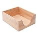 Carver Wood Double Deep Wood Desk Tray, Letter Sized, 10 3/8" x 12 5/8" x 2 1/2", Oak Finish (CW08211)
