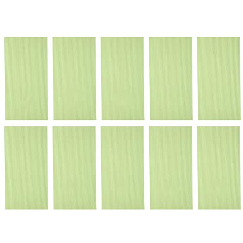 Fdit 10Pcs Green Plastic Small Bee Nest Beekeeping Honey Sheet Beeswax Beehive Foundation Beekeeping Supplies Spleen Beekeeping tool