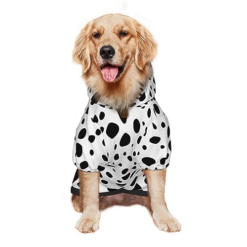 Zfyipok DALMACLTH07-DOG5 Cute Dalmatian Dog Costume, Animal Dalmatian Print Pet Clothes thumb #2