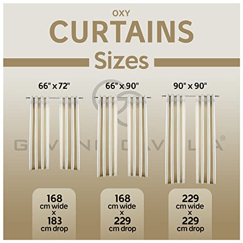 Gaveno Cavailia Crema, cortina de alta calidad en formato 66"x90" 7