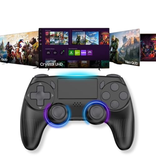 Controle Compatível Com TV Samsung Cu8000 Cu7700 Au7700 Bu7700 Bu8000 Gaming Hub Game Pass Geforce Now 3 Em 1 Crystal UHD 4K Qled LG TCL Phillips Android Google TV Tyzen