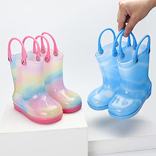 sfdgfhyf Outdoor Shoes for Boys Children Shoes Rain Boots Cartoon Children Rain Boots Boys Girls Infant Rain Boots Water4