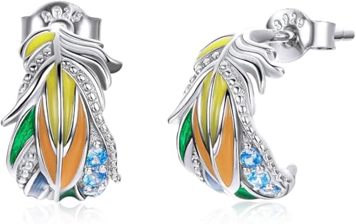 Boucles d'oreilles plume argent 925 pour sublimer vos looks bohèmes