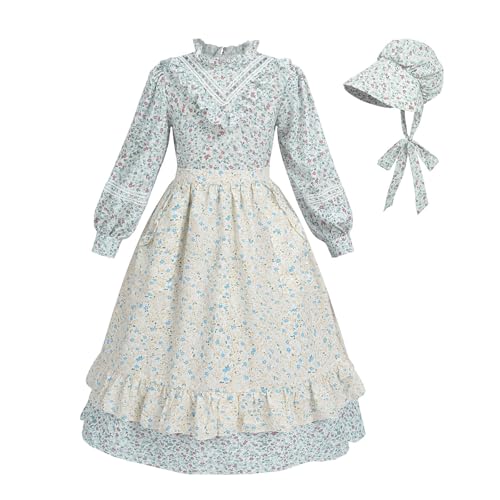 Disfraz colonial para niñas talla XL miniatura 1