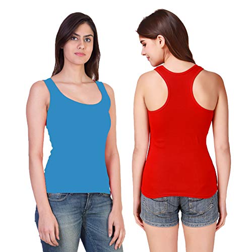 Image of Camisole Tank Top Vest Racerback Sando Camis for Women, Girls (Pack of 2)