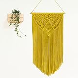 Winterdemoon Macrame Wall Hanging Boho Woven Tapestry Home Decor