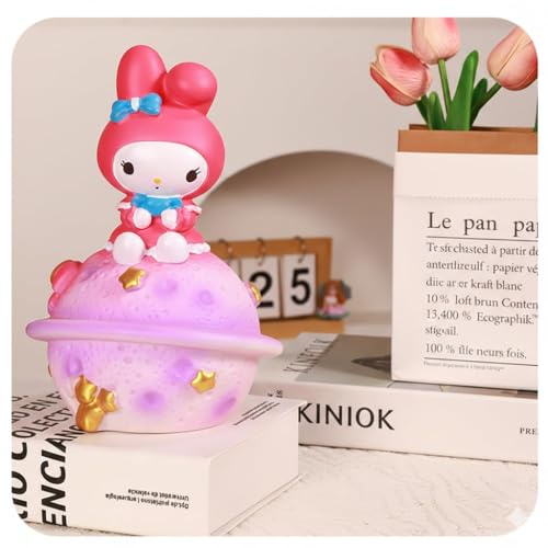 Image of Money Saving Bank with Coin Slot / /Creative Cartoon Design Money Bank / /Plastic Piggy Bank for Boys & Girls (Pack of 1) (Kitty Planet)