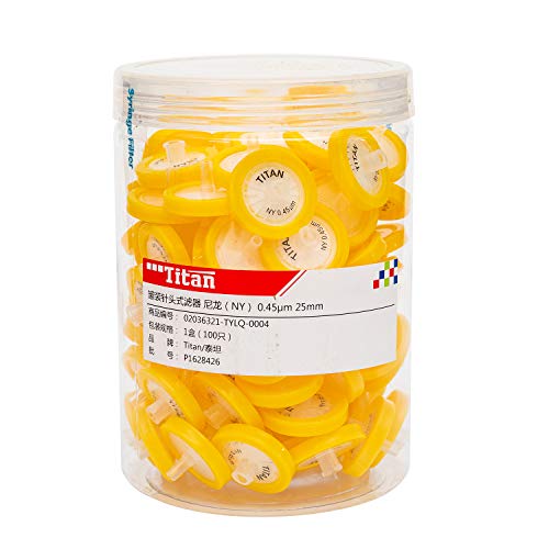 Image of Syringe Filters Nylon 0.45μm 25mm Diameter Pore Size Box of 100
