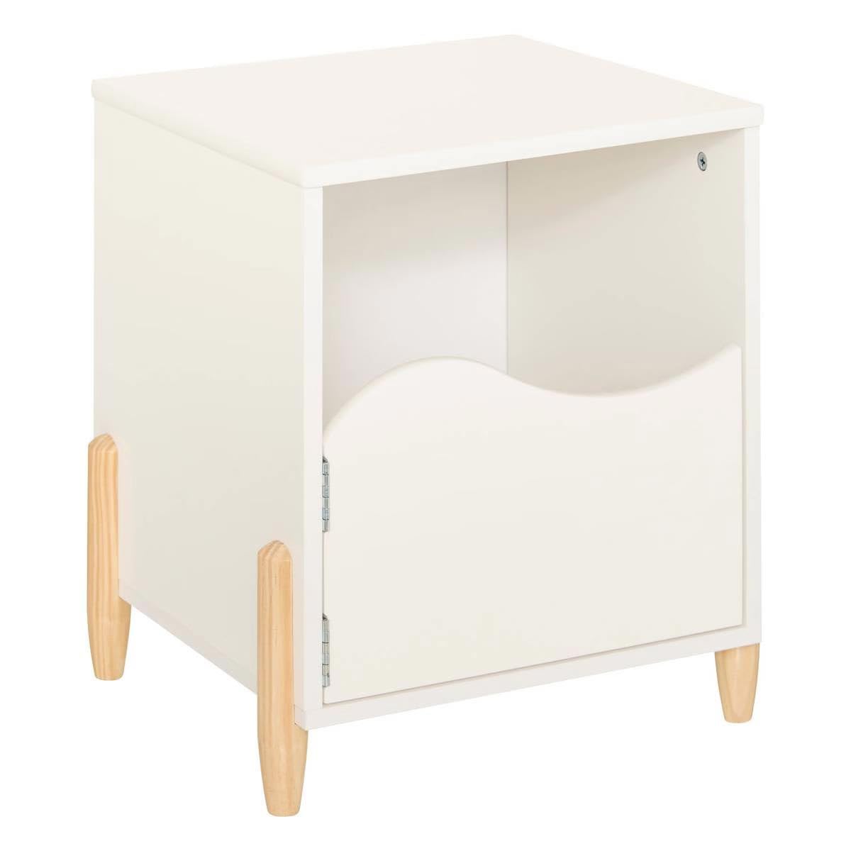 Paris Prix Atmosphera for Kids - Table de Chevet Enfant Douceur 40cm Blanc
