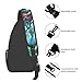 G GLORYLUCK Wings Of Fire Sling Backpack Crossbody Sling Bag, Shoulder Bag Chest Bag Daypack Fanny Pack Cross Body Bag For Women Men