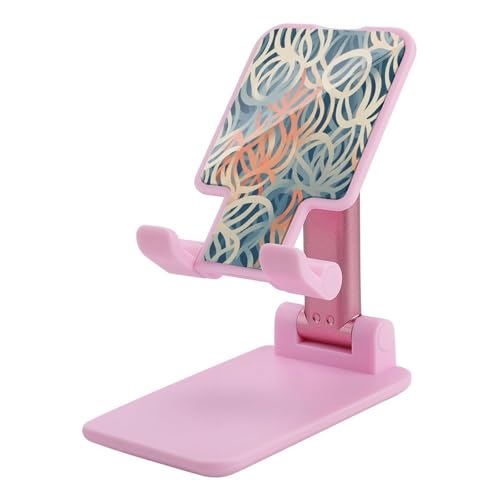 Support pliable pour téléphone portable réglable au motif corail unique