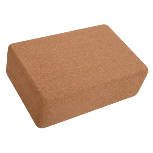 INOOMP Cork Yoga Block for Lightweight and Non Slip Fitness for Dance and Balance Training Durable High Density Material for Yoga Accessories