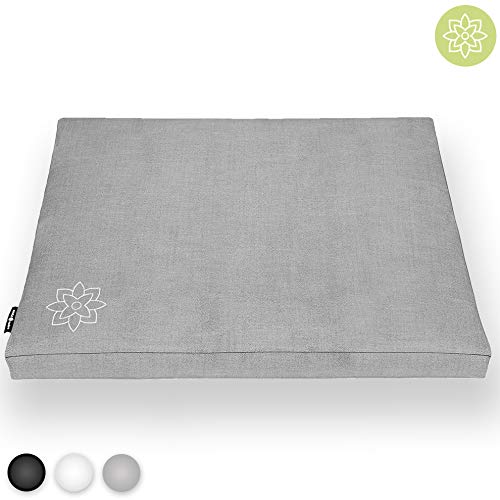 Mindful and Modern Zabuton Meditation Mat – Cotton Meditating Cushion for Best Kneeling