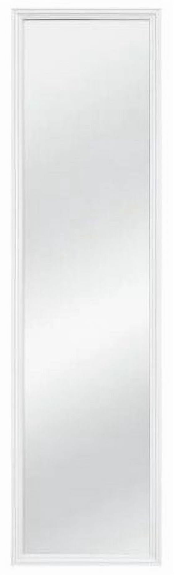 13x49 White Rectangle Large Wall Mirror for Bathroom or Living Room