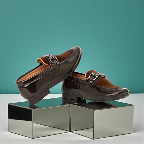 Image of SIYA Freeplay Loafers /Shoes for Boys /Kids, Casual and Party Footwear for Age 2 to 10 Years - Black, Brown, Tan