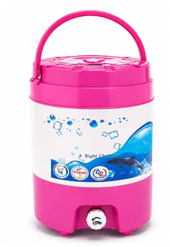 Image of 20 Litre Water Camper with Leak Proof Tap, Food Grade Plastic, Multicolor, for Home, Office & 20 Litre Water Camper, Water Storage Container, Plastic