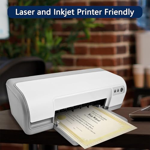 50 Stück Urkunden Set mit Mappen und Aufklebern für A4 Zertifikate Diplom Vorlagen Urkundenpapier für Schule Abschluss Wettbewerbe oder Ehrungen