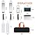 Blackstone Griddle Accessories Kit, 8pcs Flat Top Grill Accessories Set for Blackstone and Camp Chef with Spatula & Carry Bag, Great for Outdoor BBQ & Teppanyaki and Camping (8pcs)