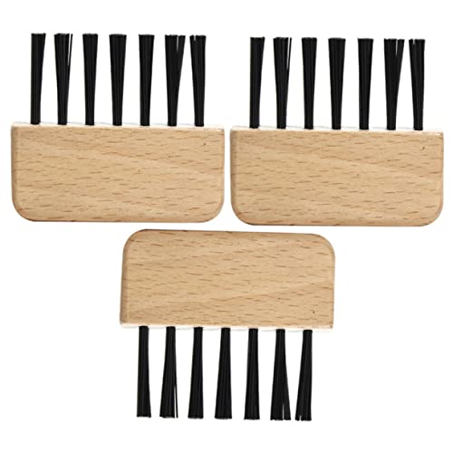 FOYTOKI Hair Brush Comb Cleaning Tool Hairbrush Cleaner Set Wood Hair Comb Cleaner