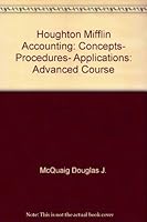 Accounting: Concepts, Procedures, Applications 0395362490 Book Cover