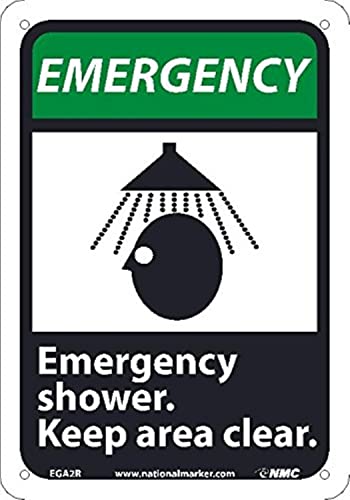 EGA2R National Marker Emergency Shower Keep Area NATC (OtBbNt) 10C` x 7C` dvX`bN