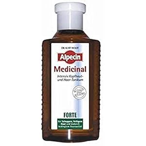 Alpecin Medicinal Forte Intensieve hoofdhuid- en haartonicum bij roos, vet haar en daardoor veroorzaakte haaruitval, 1 x 200 ml, 200 ml (1 stuk)