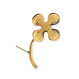 Material: Messing mit 24 K Gold-Plating, Größe: 4.4 * 2.5, Gewicht: 6 Gramm