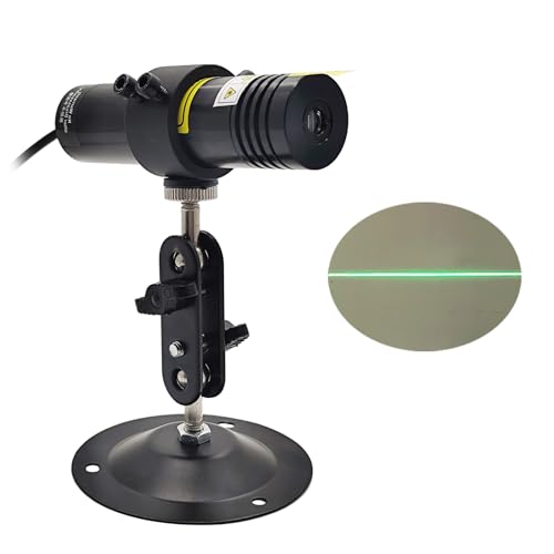 Long Range Water Resistant Outdoor Visible Green Line Light Generator for Halloween Laser Swamp Haunted House Long Distance Stone Wood Feather Alingment 12V/24V 26mm