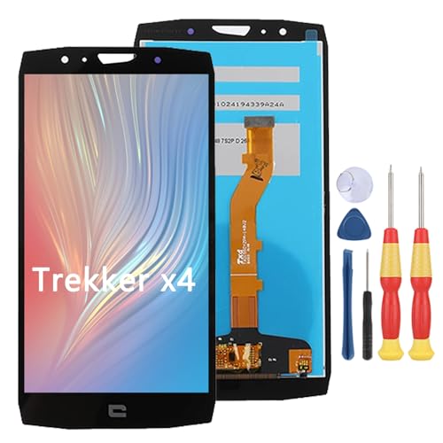 SiuVorZhi Écran LCD compatible avec Crosscall Trekker X4 LCD Display Touch Screen Assembly Pièces de rechange avec outils