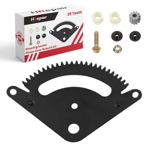 HRepair Steering Sector Pinion Gear Rebuild Kit Replacement for John Deere L100 L105 L107 L110 L118 L108 L111 G110 L130 L120 Serie Lawn Tractors Replaces# GX20052BLE