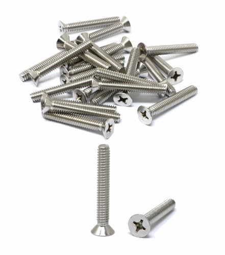 iexcell 25 vis 1/4-20 x 1-3/4" inox 304 tête plate