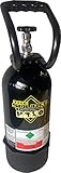 10 lb Co2 Carbon Dioxide Cylinder with Protective Carry Handle, Black Powder Coated Finish, Tank Boot Included for Offroad and OVERLAND Tires