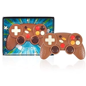 Choco Game Controller – speelcontroller van chocolade – cadeau-idee voor kinderen, volwassenen – alle gaming-fans – cadeau voor gamers om te snassen