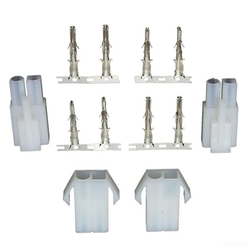 Hosrivae Adaptateur de prise de chargeur de batterie de moto avec connecteurs mâles et femelles pour un fonctionnement sans interruption