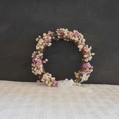 Corona de flores secas para boda (niños) miniatura 7