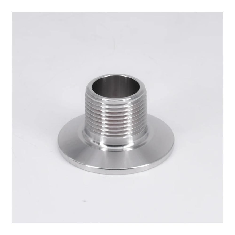 Dpurpiwady Men's One Color 1/2" Npt 1.5" Tri Clamp Fitting Connector Ss304 Stainless Ferrule 50.5Mm