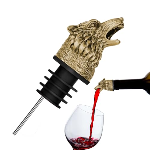 Genérico Boquilla para Verter Aireador De Vino - Boquillas para Verter Whisky, Boquilla para para Vertedor De Licor De Animales, Boquillas para Licor Seguras, Aireador Difusor De Vino para H