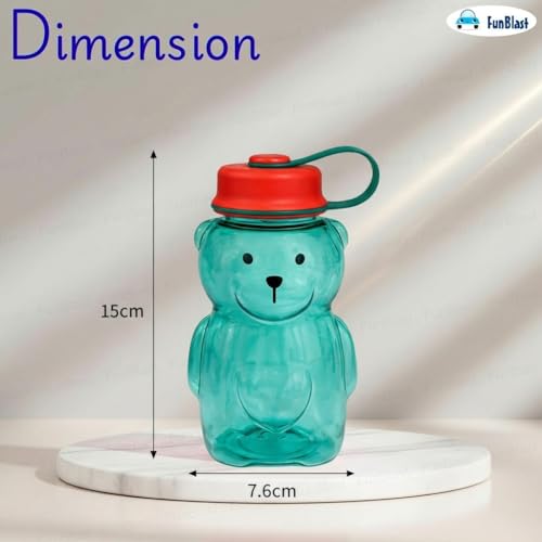 Bouteille d'eau pour l'école et sorties enfants FunBlast 430 ml verte