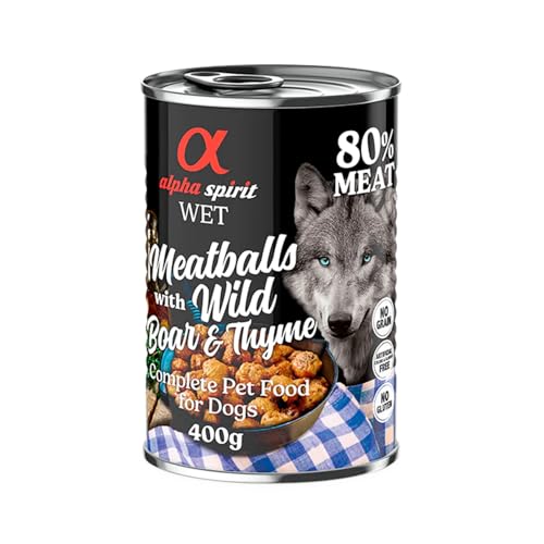 ALBONDIGAS ALPHA SPIRT 400g (ALBONDIGAS DE JABALI Y TOMILLO)
