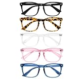 AIMISUV 5 Pack Blue Light Readers
