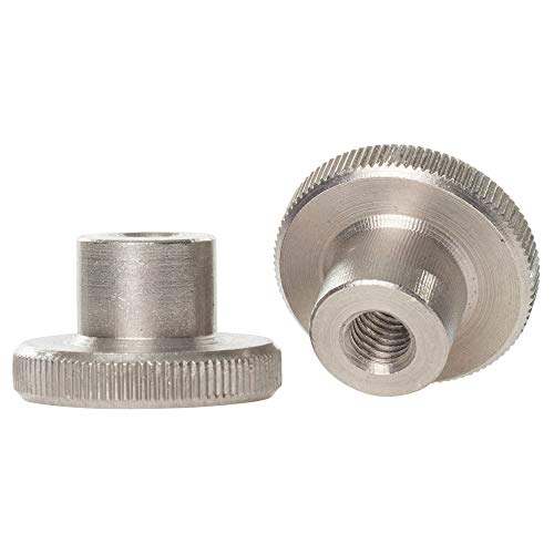 5mm / M5 Stainless Steel High Knurled Thumb Nuts Hand Grip Knobs DIN 466-1 Nut